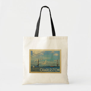 Vintage Reise Charlestons South Carolina Tragetasche