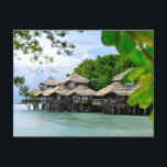 Vintage Reise Davao City Philippinen Urlaub Postkarte<br><div class="desc">Vintag,  Retro,  Reisen,  modern,  Aquarell,  Classic,  Ferien,  Davao City,  Philippinen,  Asien, </div>