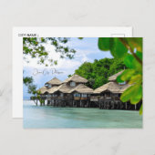 Vintage Reise Davao City Philippinen Urlaub Postkarte (Vorne/Hinten)