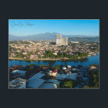 Vintage Reise Davao City Philippinen Urlaub Postkarte<br><div class="desc">Vintag,  Retro,  Reisen,  modern,  Aquarell,  Classic,  Ferien,  Davao City,  Philippinen,  Asien, </div>