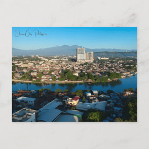 Vintage Reise Davao City Philippinen Urlaub Postkarte