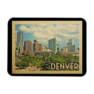Vintage Reise Denvers Colorado Magnet