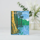 Vintage Reise Everglades Nationalpark Florida Postkarte (Stehend Vorderseite)