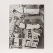 Vintage Reise Foto Cannes Frankreich 1930er Puzzle (Vertikal)