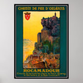 Vintage Reise Frankreich, Rocamadour - Poster (Vorne)