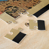 Vintage Reise Griechenlands Santorini Puzzle (Seite)