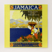 Vintage Reise-Illustration Puzzle (Vertikal)