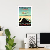 Vintage Reise, Imperial Airways Poster (Heimbüro)