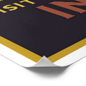 Vintage Reise, Indien Poster (Ecke)