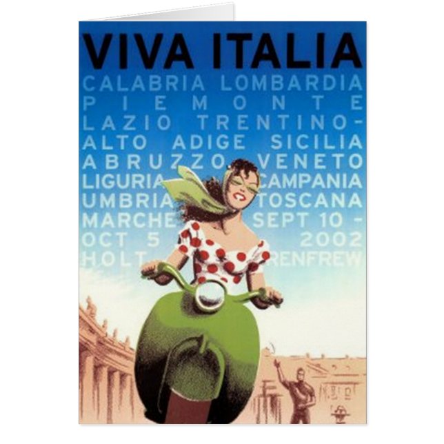 Vintage Reise Italien - (Vorne)