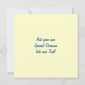 Vintage Reise Italien Einladungen (Rückseite)