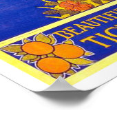 Vintage Reise, Jamaika Poster (Ecke)