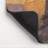 Vintage Reise Japan, Japanisches Pagoda Flugzeug Mousepad (Ecke)