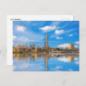 Vintage Reise Kairo Ägypten Pyramiden & Sphinx Giz Postkarte (Vorne/Hinten)