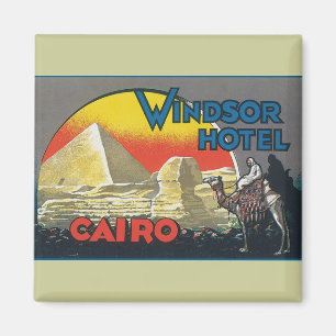 Vintage Reise Kairos Ägypten Magnet