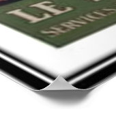 Vintage Reise Korsika - Poster (Ecke)