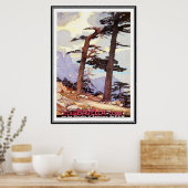 Vintage Reise Korsika - Poster (Küche)