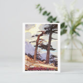 Vintage Reise Korsika - Postkarte (Stehend Vorderseite)