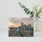 Vintage Reise Lagos Nigeria City Retro Postkarte (Stehend Vorderseite)