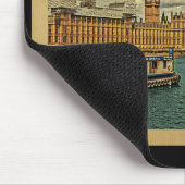 Vintage Reise Londons England Mousepad (Ecke)