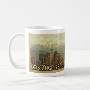 Vintage Reise Los Angeles Kalifornien Kaffeetasse
