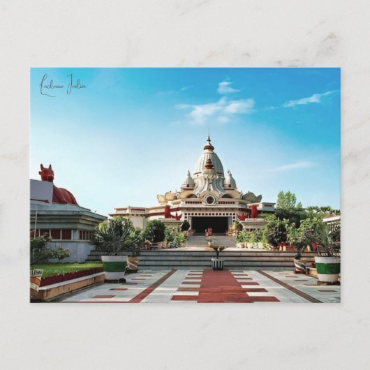 Vintage Reise Lucknow India Vacation Retro Postkarte (Vorderseite)