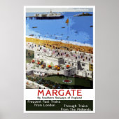 Vintage Reise, Margate Poster (Vorne)
