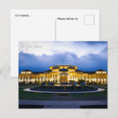 Vintage Reise Medan Indonesia Sommerurlaub Postkarte (Vorne/Hinten)