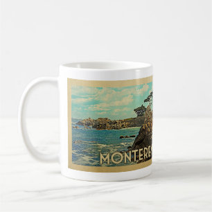 Vintage Reise Monterey Kalifornien Kaffeetasse