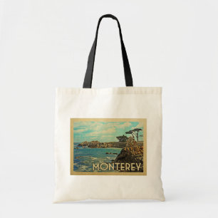Vintage Reise Monterey Kalifornien Tragetasche
