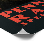 Vintage Reise,Motorfahren in Deutschland. Poster (Ecke)