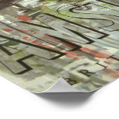 Vintage Reise nach Amsterdam Poster (Ecke)