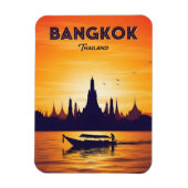 Vintage Reise nach Bangkok Magnet (Vertikal)