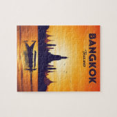 Vintage Reise nach Bangkok Puzzle (Horizontal)