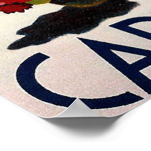 Vintage Reise nach Capri Poster (Ecke)