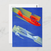 Vintage Reise nach Italien Postkarte (Vorne/Hinten)