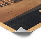 Vintage Reise nach Madrid Poster (Ecke)