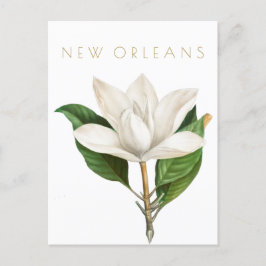 Vintage Reise nach New Orleans Blume Mitte Jahrhun Postkarte