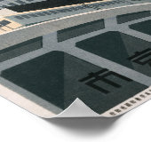 Vintage Reise nach Tokio Poster (Ecke)