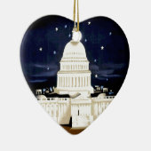 Vintage Reise nach Washington DC Keramik Ornament (Rechts)