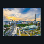 Vintage Reise nagoya Japan Stadt Burg Postkarte<br><div class="desc">Vintag,  Retro,  Reisen,  modern,  Aquarell,  klassisch,  nagoya,  Japan,  Stadt,  Schloss,  Urlaub,  Asien, </div>