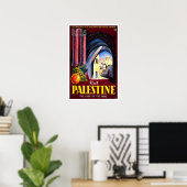 Vintage Reise, Palästina Poster (Heimbüro)
