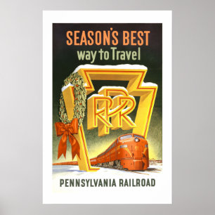 Vintage Reise Pennsylvanias Poster