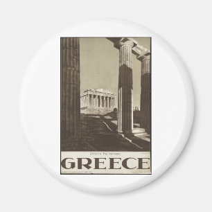 Vintage Reise-Plakat-Anzeigen-Retro Drucke Magnet