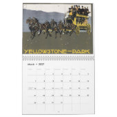 Vintage Reise-Plakat-Kunst Kalender (Mär 2027)