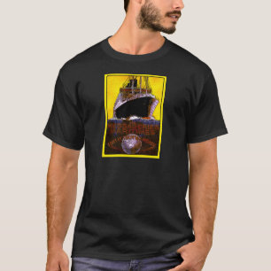 Vintage Reise-Plakate: Weltausflug-Ozeandampfer T-Shirt