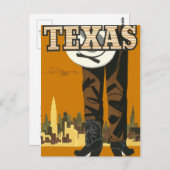 Vintage Reise Postcard Texas USA Postkarte (Vorne/Hinten)