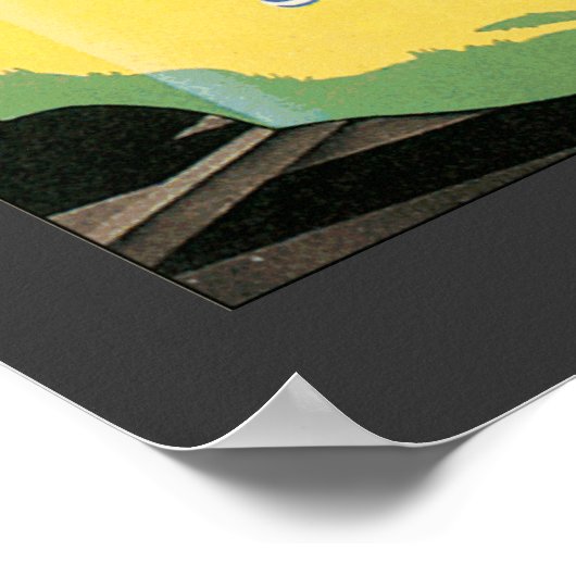 Vintage Reise Poster (Ecke)