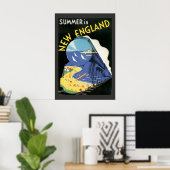 Vintage Reise Poster (Heimbüro)