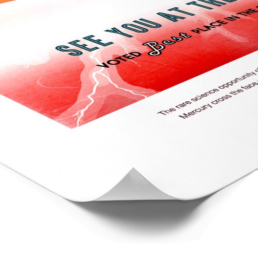 Vintage Reise Poster (Ecke)